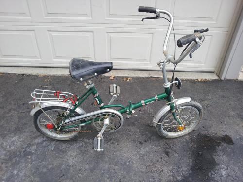 vintage schwinn folding bike